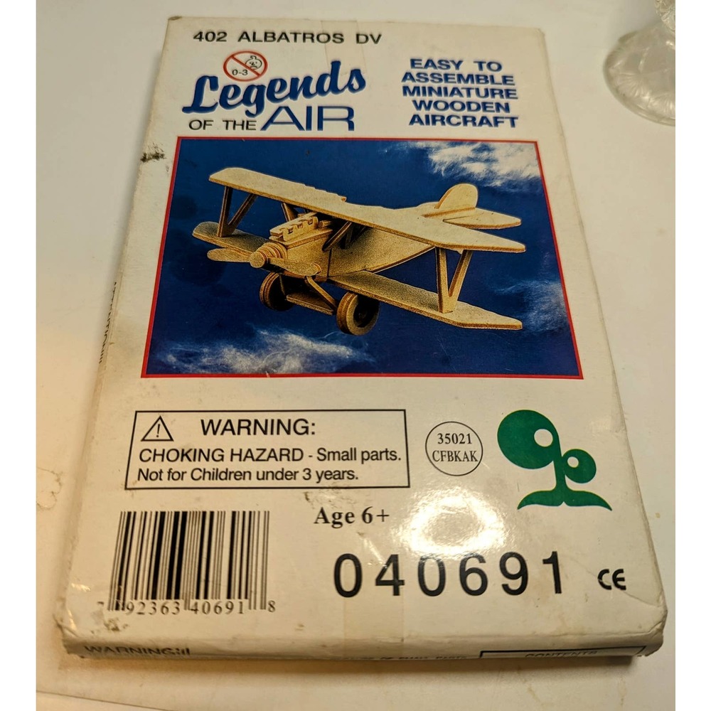 Albatros DV Legends of the Air 402 3D Balsa Wood Model Kit Puzzle